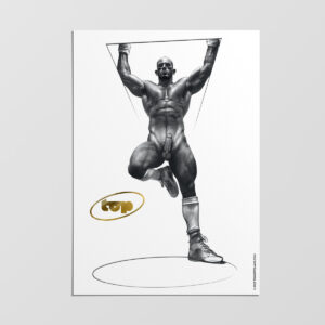 Locker Room Legends: Mike "The Wall" Mason – A5 Art Card