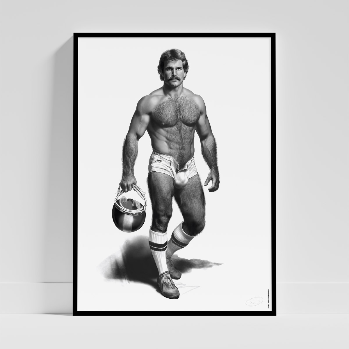Locker Room Legends: Captain Rick Steel – A2 Collector’s Poster - Image 3
