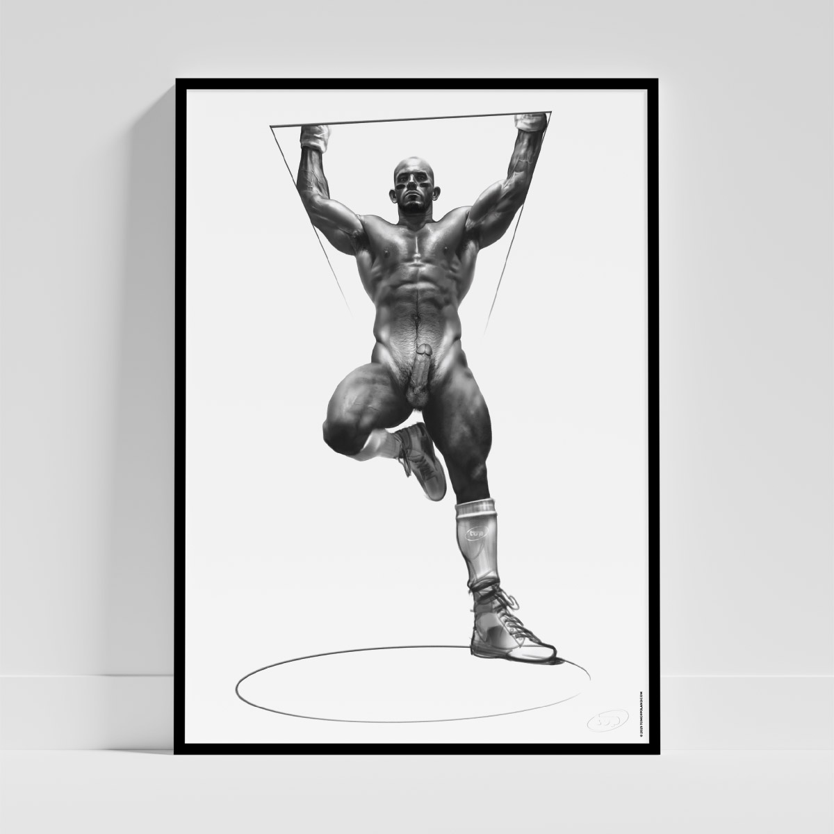 Locker Room Legends: Mike "The Wall Mason" – A2 Collector’s Poster - Image 3