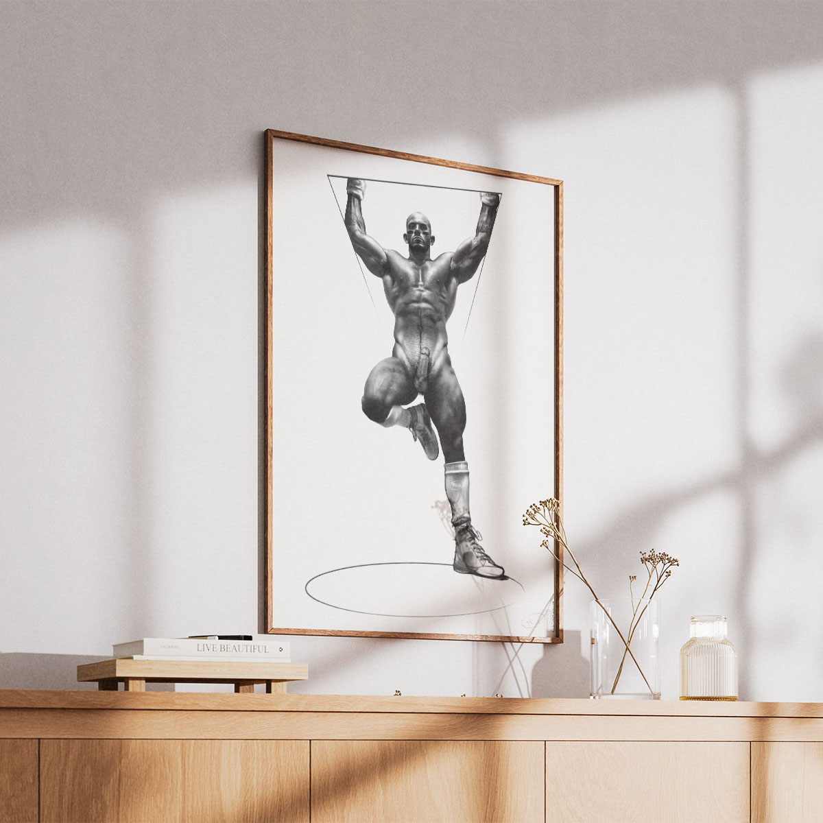 Locker Room Legends: Mike "The Wall Mason" – A2 Collector’s Poster - Image 4