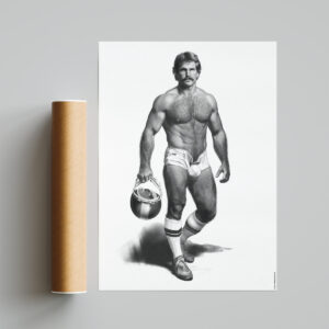 Locker Room Legends: Captain Rick Steel – A2 Collector’s Poster