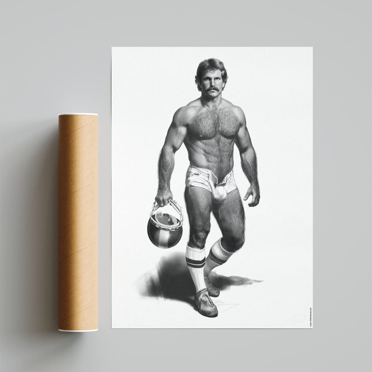 Locker Room Legends: Captain Rick Steel – A2 Collector’s Poster