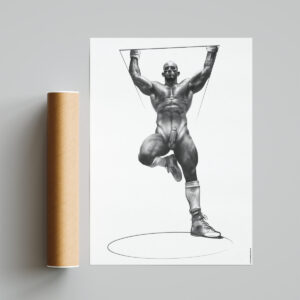 Locker Room Legends: Mike "The Wall Mason" – A2 Collector’s Poster